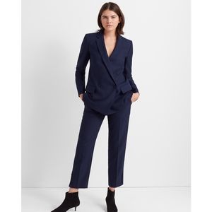 🌼 Club Monaco self-covered button pants in navy